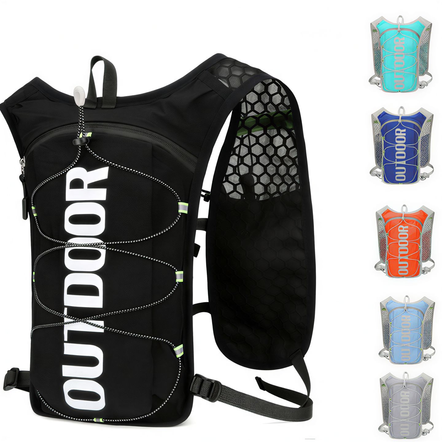 Cross-border water bag backpack package, cross-country running bag, cycling bag, outdoor marathon backpack, lightweight water bag