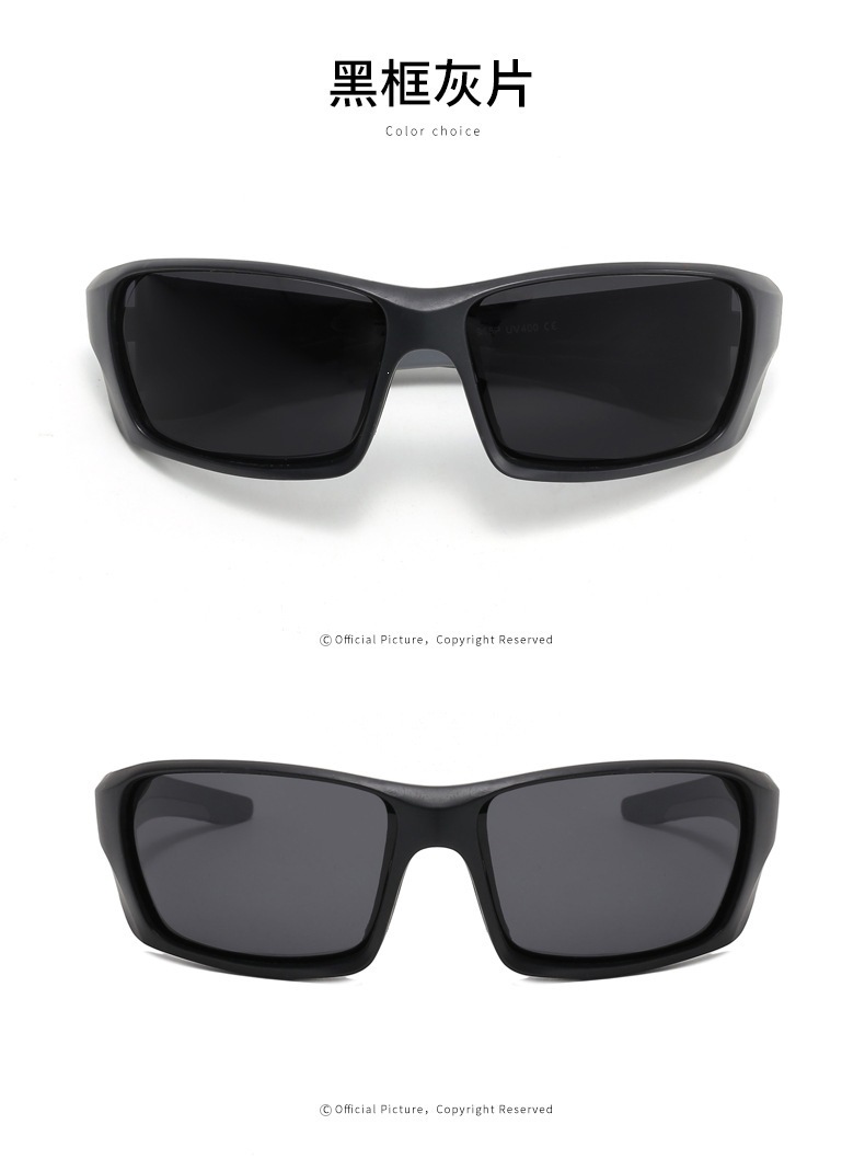 Nuevo deporte profesional dazzle color a prueba de viento ciclismo gafas protectores de la vista gafas de sol transfronterizo al aire libre correr gafas de sol polarizadas maré detail image 10
