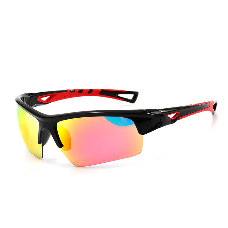 وتمارس الرياضة في الهواء الطلق مرآة شمسية من طراز Sunglasses Mark March Marage Mark على طريق للسيارات على مرآة حبر ملونة details Picture