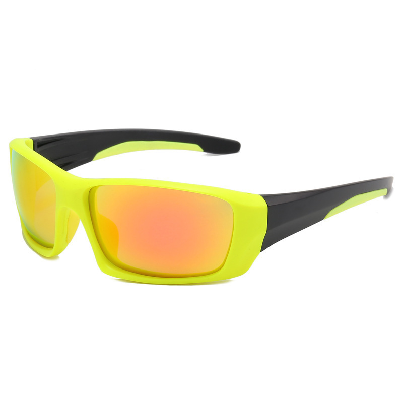 Nuevo deporte profesional dazzle color a prueba de viento ciclismo gafas protectores de la vista gafas de sol transfronterizo al aire libre correr gafas de sol polarizadas maré Specification image