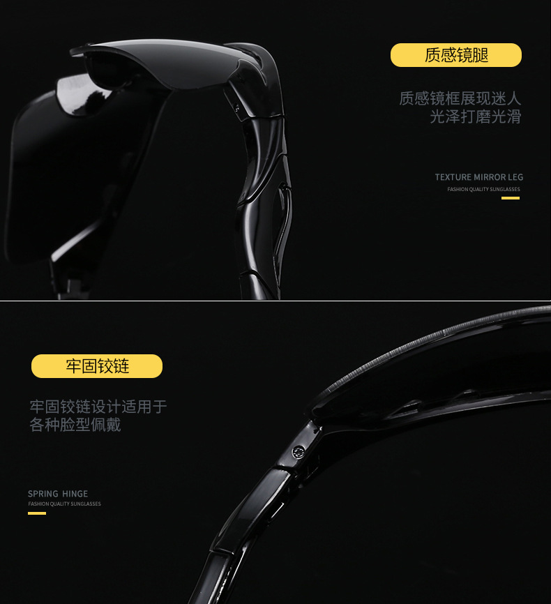 Wholesale of new sunglasses: Men's outdoor sports windproof sunglasses and women's high-end UV-resistant cycling glasses detail image 11