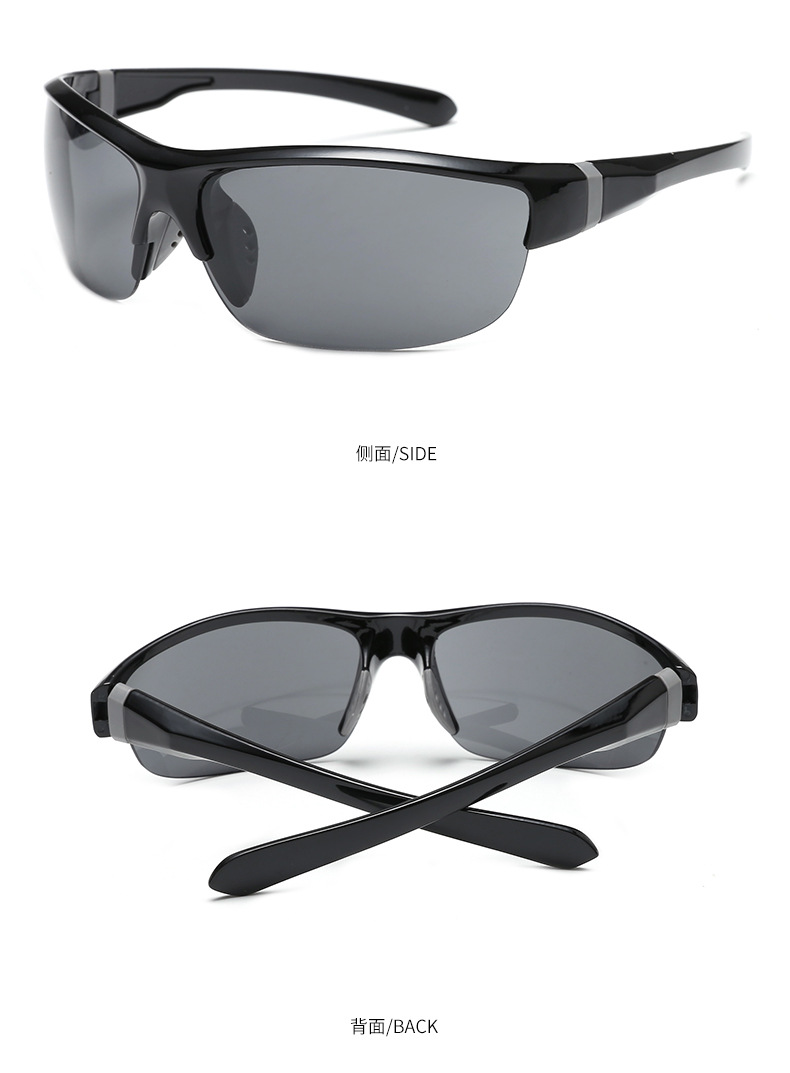 Nuevos deportes al aire libre gafas de sol hombres y mujeres a prueba de viento gafas de sol pc ciclismo gafas anti-uv detail image 7