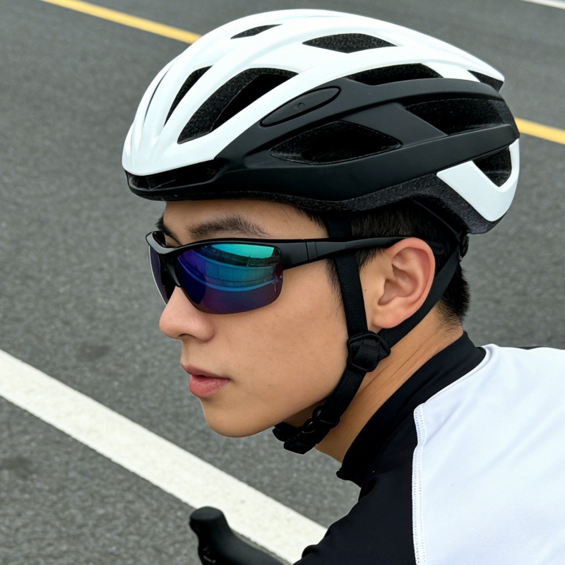 Nuevos deportes al aire libre gafas de sol hombres y mujeres a prueba de viento gafas de sol pc ciclismo gafas anti-uv details Picture