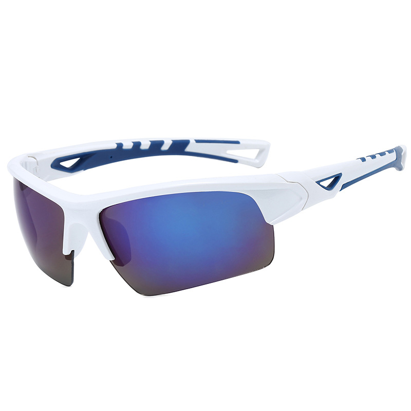 وتمارس الرياضة في الهواء الطلق مرآة شمسية من طراز Sunglasses Mark March Marage Mark على طريق للسيارات على مرآة حبر ملونة Item Picture
