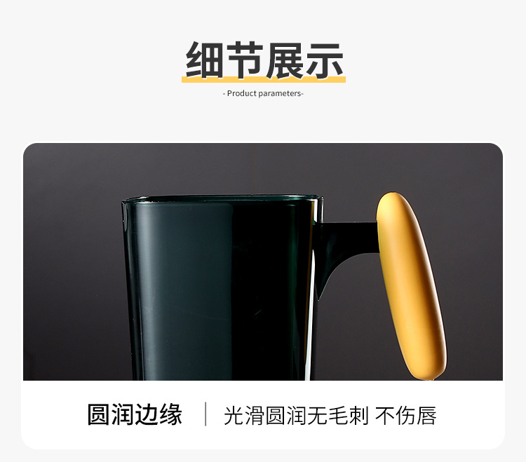 J76-5113情侣洗漱杯子酒店家用简约轻奢漱口杯高颜值学生儿童口杯详情图10