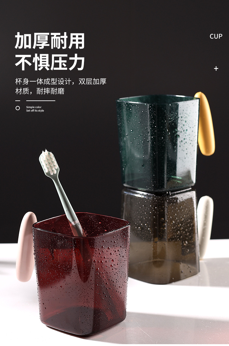 J76-5113情侣洗漱杯子酒店家用简约轻奢漱口杯高颜值学生儿童口杯详情图7