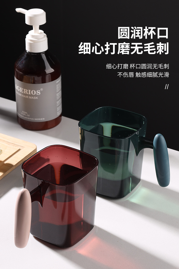 J76-5113情侣洗漱杯子酒店家用简约轻奢漱口杯高颜值学生儿童口杯详情图5