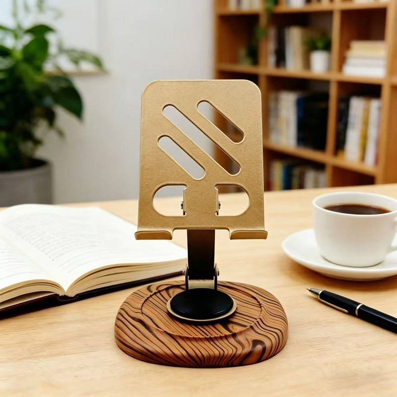 HZ-888-8 Desktop Stand, Desktop phone stand, Iron folding desktop phone stand, Metal Rotatable phone stand, IPAD tablet desktop phone stand, Lazy person stand Item Picture