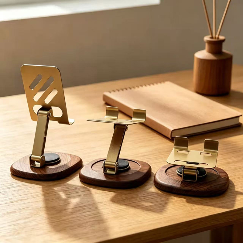 HZ-888-8 Desktop Stand, Desktop phone stand, Iron folding desktop phone stand, Metal Rotatable phone stand, IPAD tablet desktop phone stand, Lazy person stand details Picture