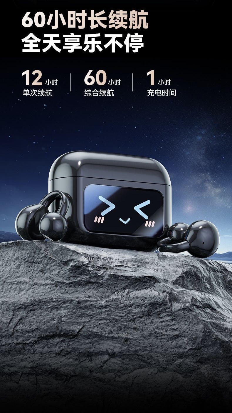 Hot-selling best-selling in-ear touch smart color screen high-quality wireless Bluetooth headphones pic 10