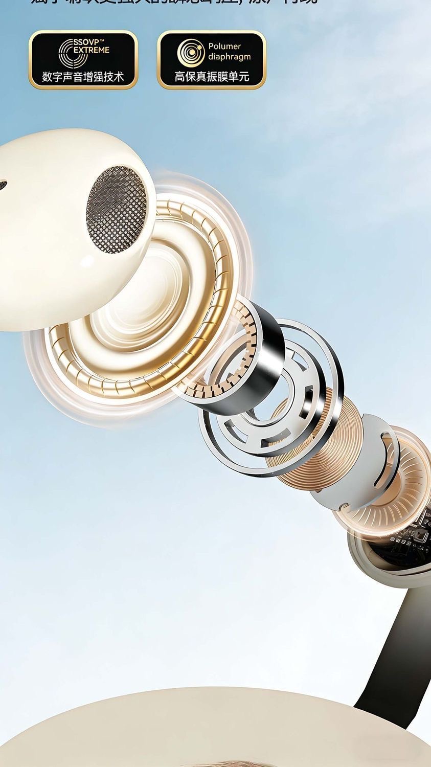 High-appearance-level wireless in-ear Bluetooth headphones, intelligent noise cancellation, touch operation, high-definition calls, and ultra-long battery life are essential pic 5