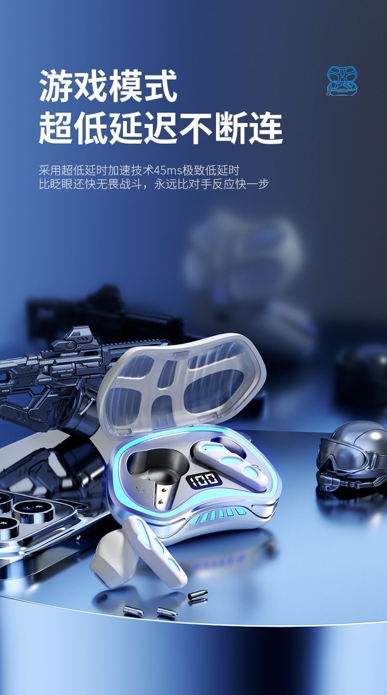 The new motorcycle rider helmet wireless Bluetooth headphones offer seamless in-ear experience, ultra-long noise-cancelling, long battery life, and high-quality audio for gaming pic 7