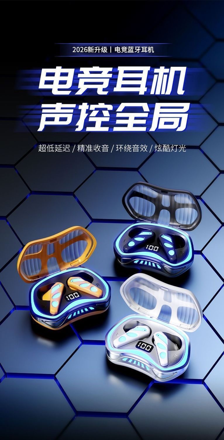The new motorcycle rider helmet wireless Bluetooth headphones offer seamless in-ear experience, ultra-long noise-cancelling, long battery life, and high-quality audio for gaming pic 2
