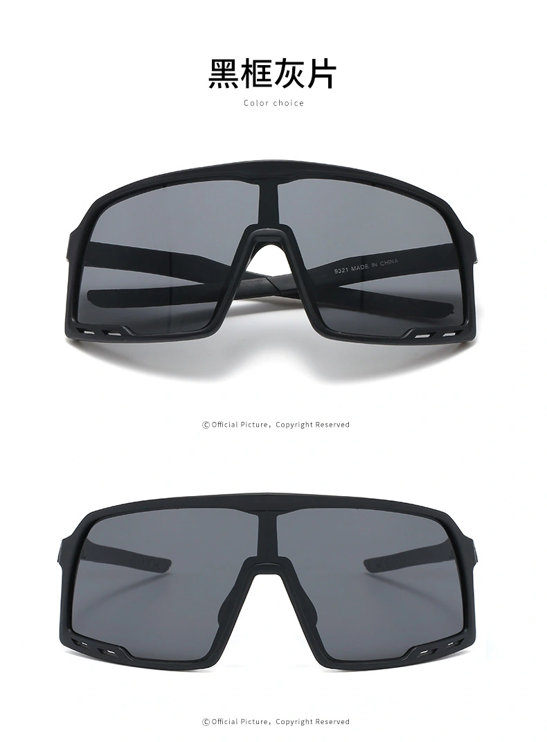 Большой рамочный зеркальный туризм sunglasses (sunglasses) — альпинистское альпинистское альпинистское противоветровое защитное поле UV detail image 8