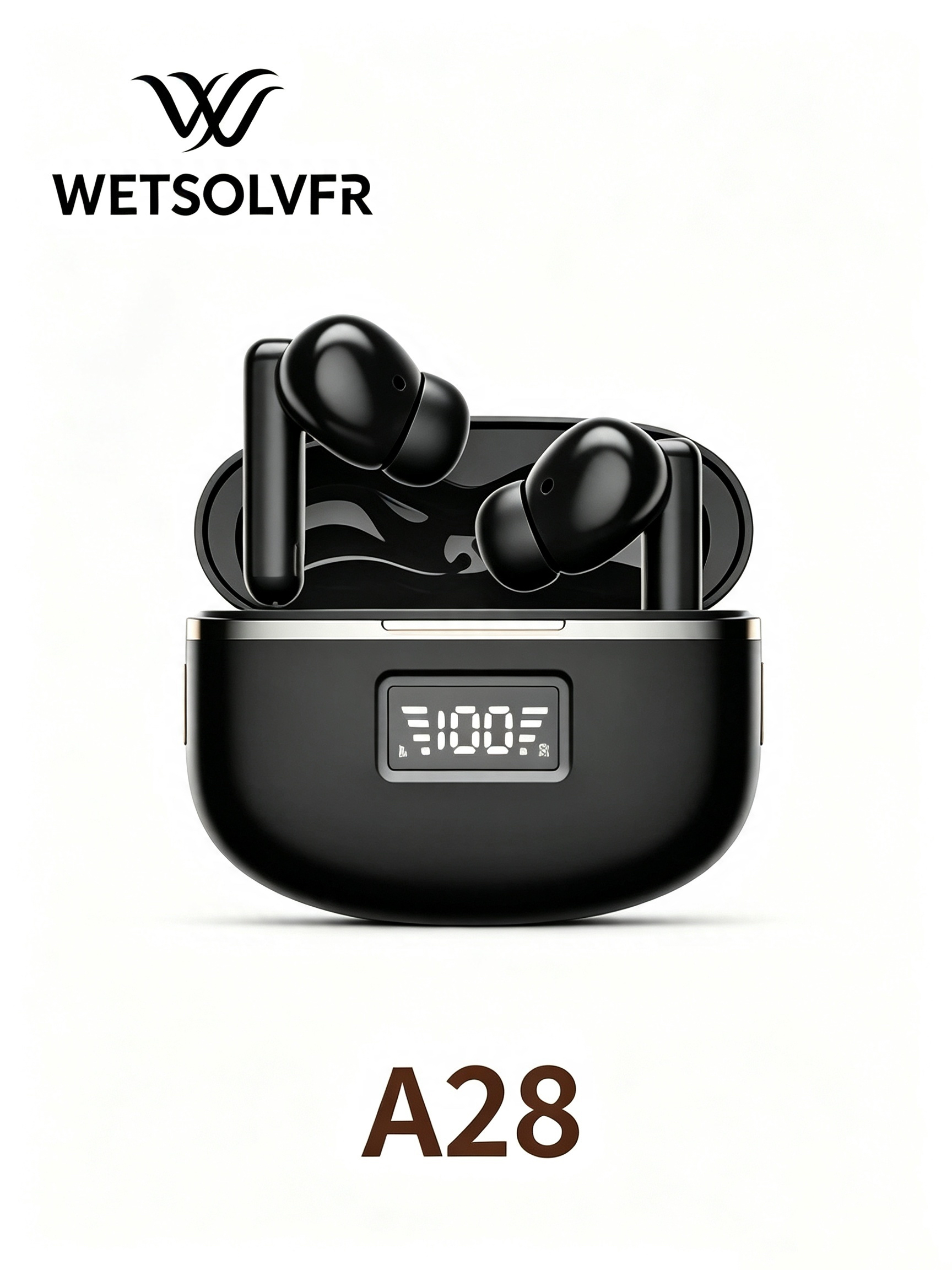 ai translation in-ear battery digital display headphones, Bluetooth wireless sports noise-cancelling Bluetooth headphones, ultra-long battery life Item Picture