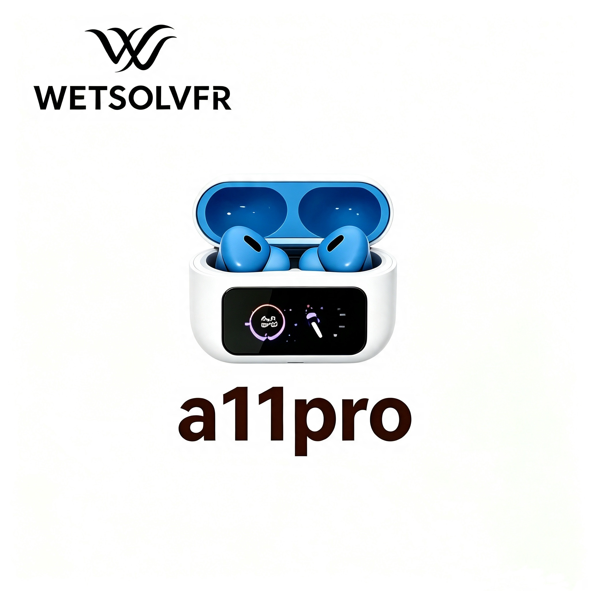 The new A11PRO wireless Bluetooth headphones are an in-ear sports phone with high-quality sound Specification image