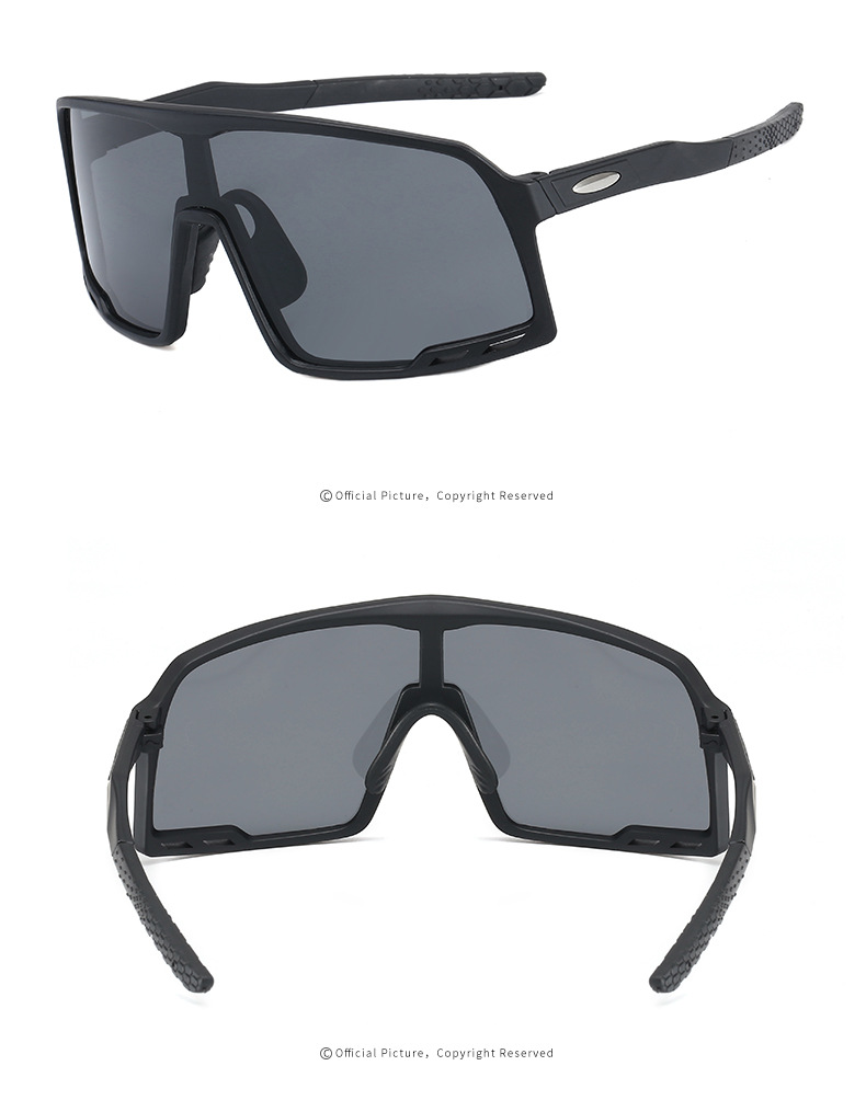 Большой рамочный зеркальный туризм sunglasses (sunglasses) — альпинистское альпинистское альпинистское противоветровое защитное поле UV detail image 9