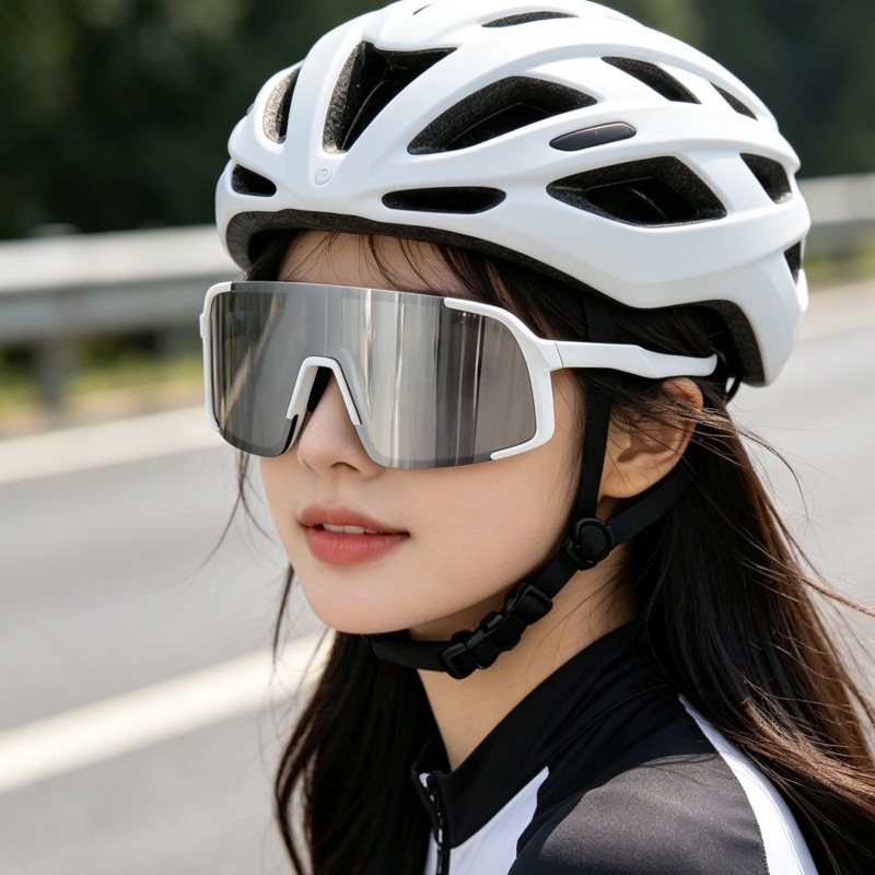 现货大框骑行sunglasses导风设计运动骑行镜户外跑步钓鱼防护太阳镜