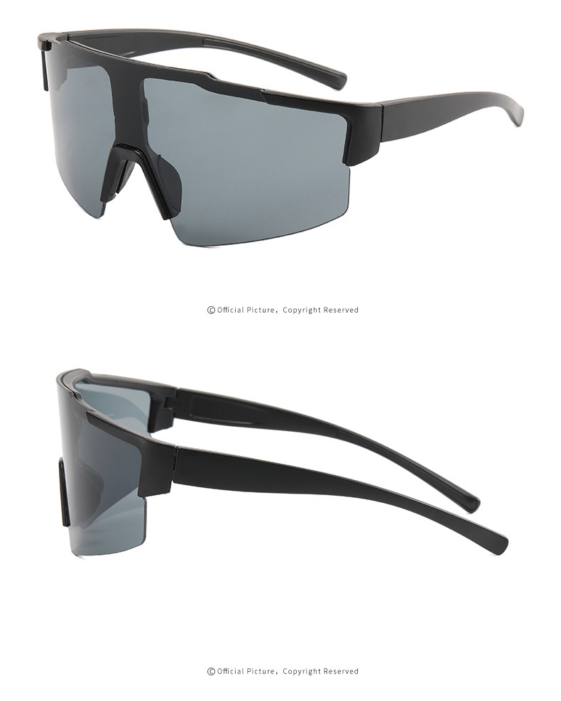 In-stock frameless wide-view cycling sunglasses men 's and women' s cycling goggles outdoor running and hiking goggles detail image 9