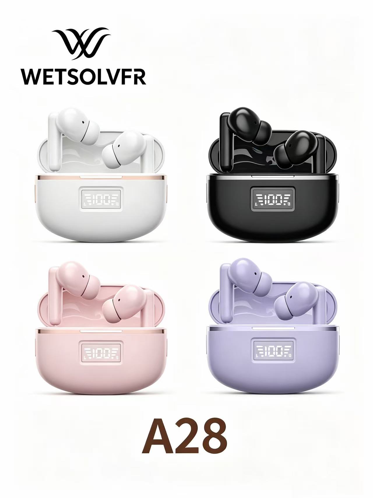 ai translation in-ear battery digital display headphones, Bluetooth wireless sports noise-cancelling Bluetooth headphones, ultra-long battery life