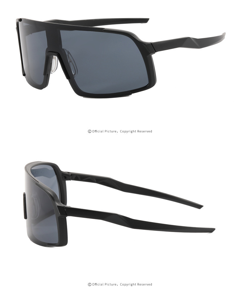 Stock large frame cycling sunglasses windproof design sports cycling glasses outdoor running fishing protective sunglasses detail image 9