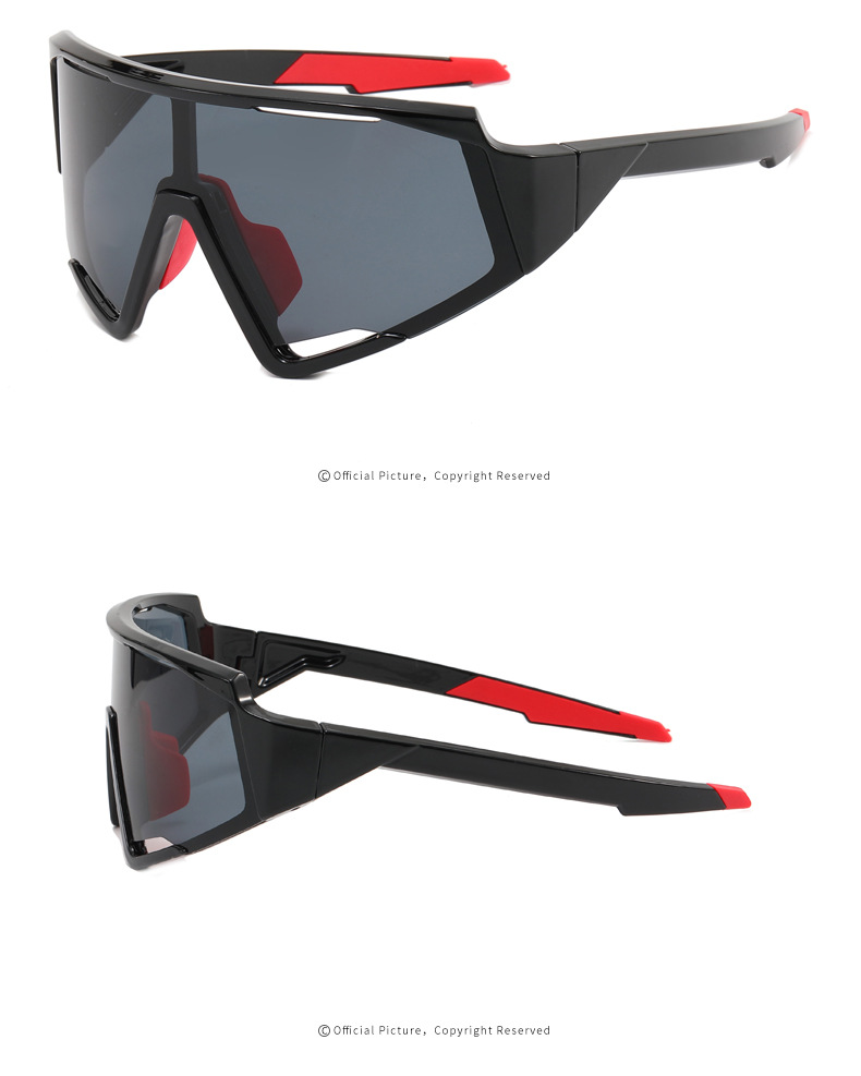 现货大视野骑行sunglasses男女款全框运动骑行镜户外徒步防护太阳镜详情图11
