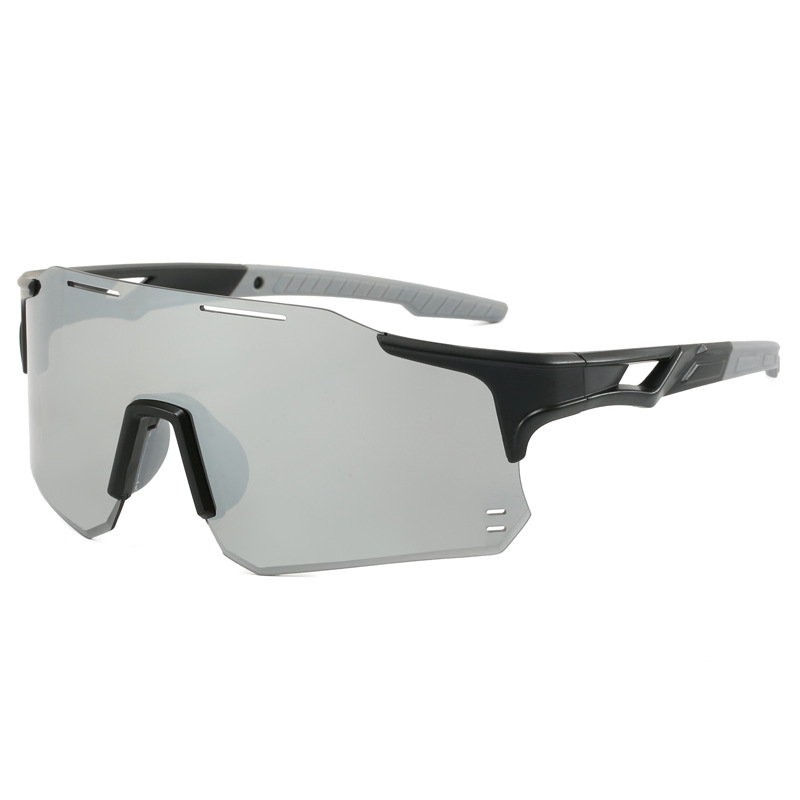 Wholesale mountain bike sports glasses, day and night dual-purpose color-changing sunglasses, men's and women's casual windproof cycling sunglasses Item Picture