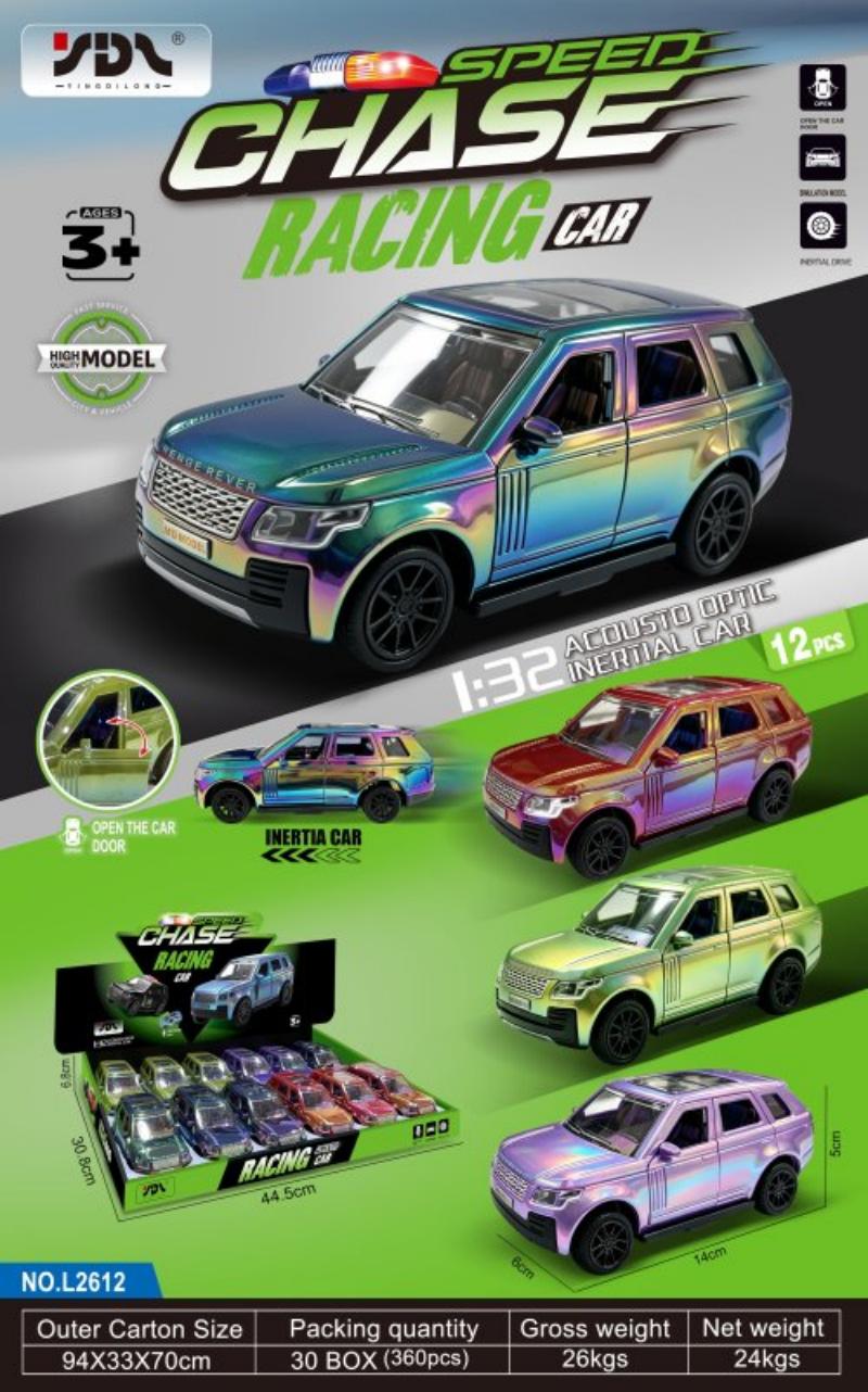 Cross-border best-selling dazzling neon toy cars with various styles of inertia cars Application Scenario