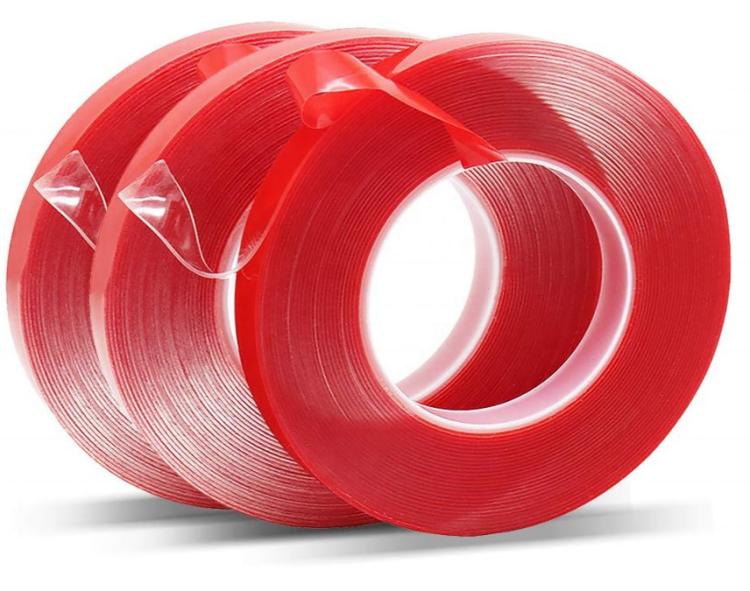 Red film double-sided transparent acrylic tape, no residue, no trace, hook waterproof magic sticker, high-viscosity Magic nano pic 13