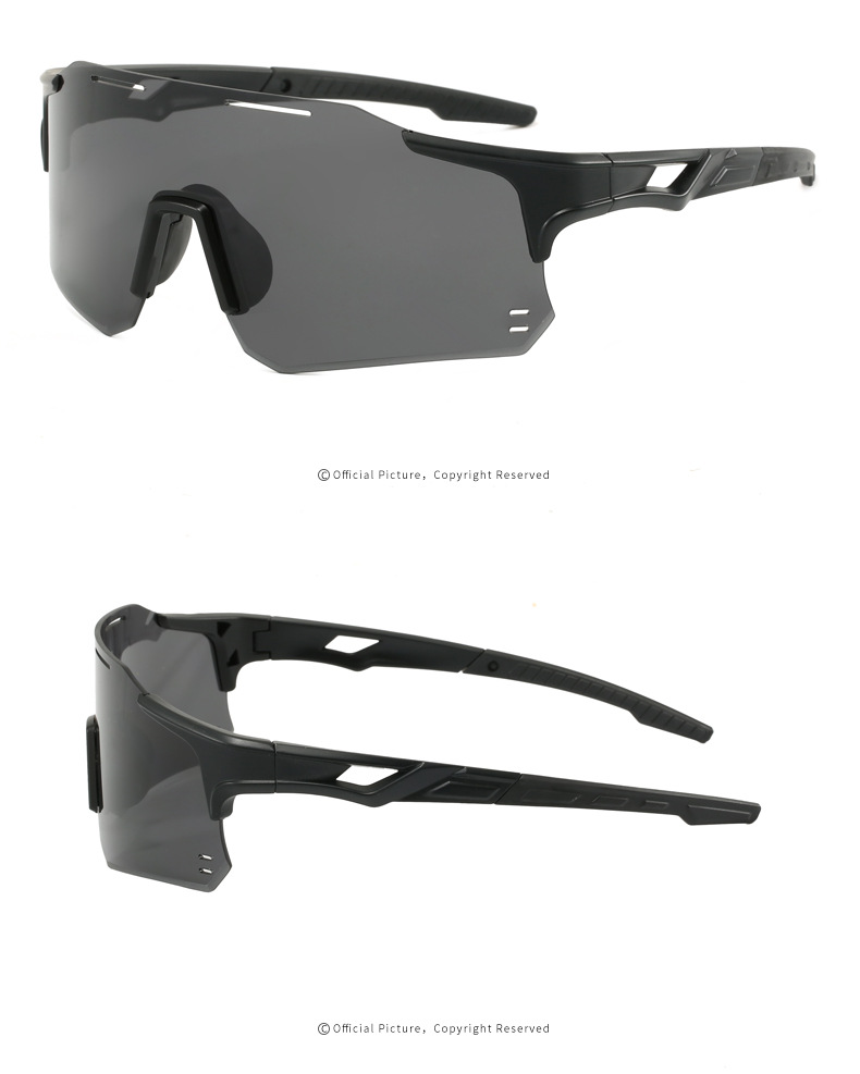 Wholesale mountain bike sports glasses, day and night dual-purpose color-changing sunglasses, men's and women's casual windproof cycling sunglasses detail image 11