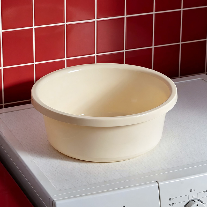 S137-1132 [Retro Red Flower] High Appearance level Washbasin for Students living in school dormitory, household for washing clothes and water Application Scenario