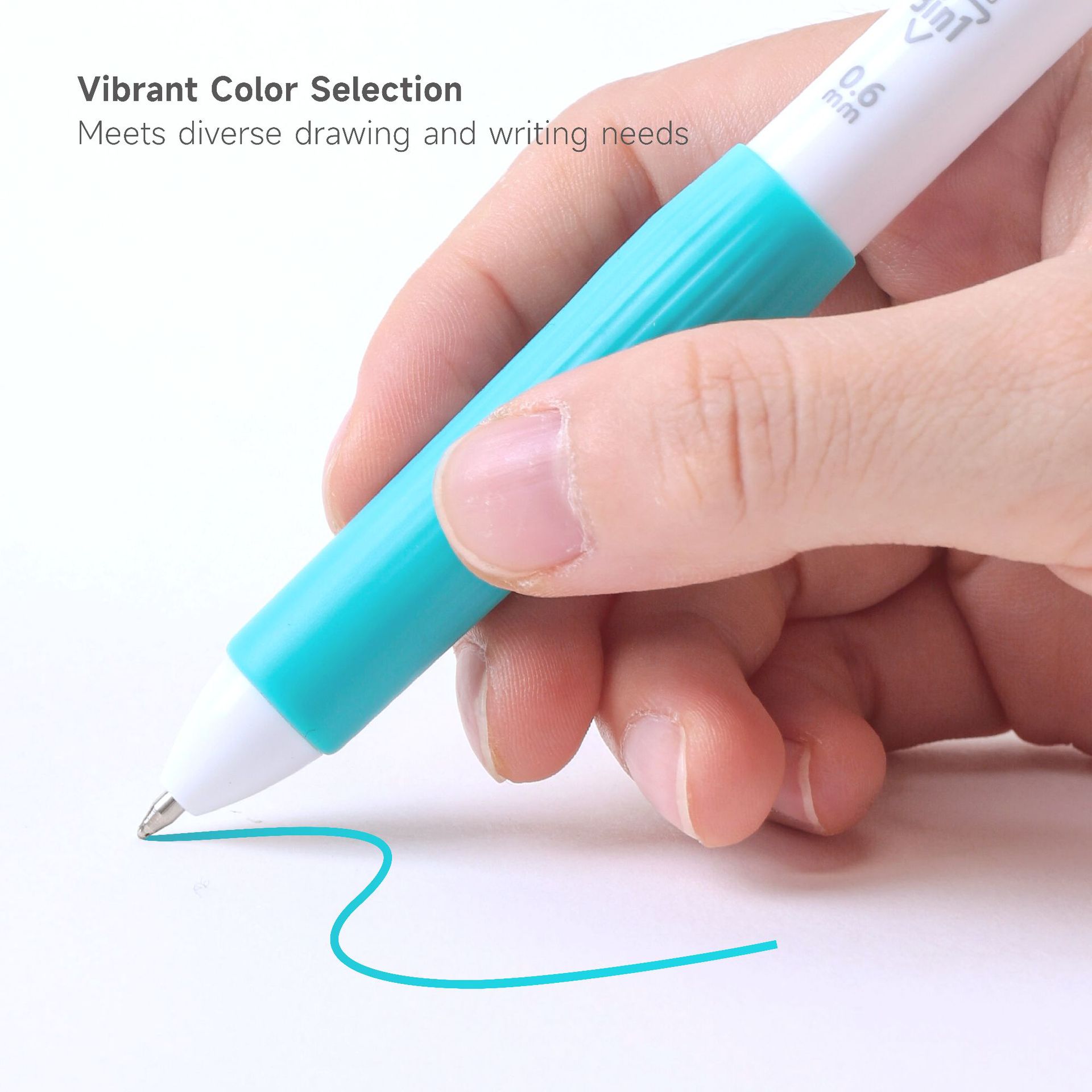 Blue Fruit KC265 Color Erasable Gel Pen Press Type Three-in-One High Appearance Level Student Art Drawing Pen Set pic 7