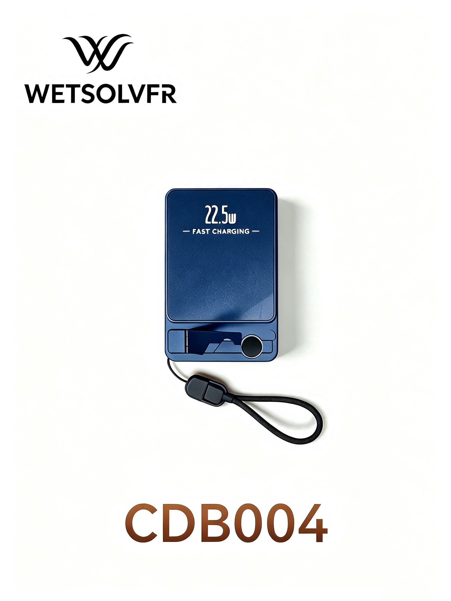 The Dianxiao Two-Color Fast charging mobile power bank CDB004 is a portable large-capacity multi-interface power bank suitable for mobile phone and tablet chargers Specification image