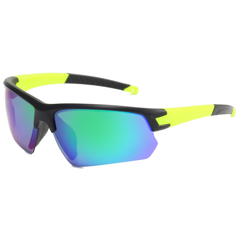 Windproof outdoor sports cycling glasses, new color-changing sunglasses, men's and women's dazzling polarized sunglasses details Picture