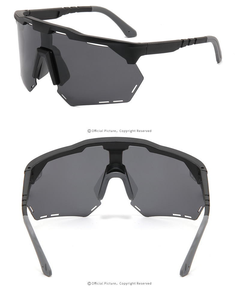 Wholesale of new polarized sunglasses, women's sun protection sunglasses, men's colorful sports windproof cycling glasses detail image 10