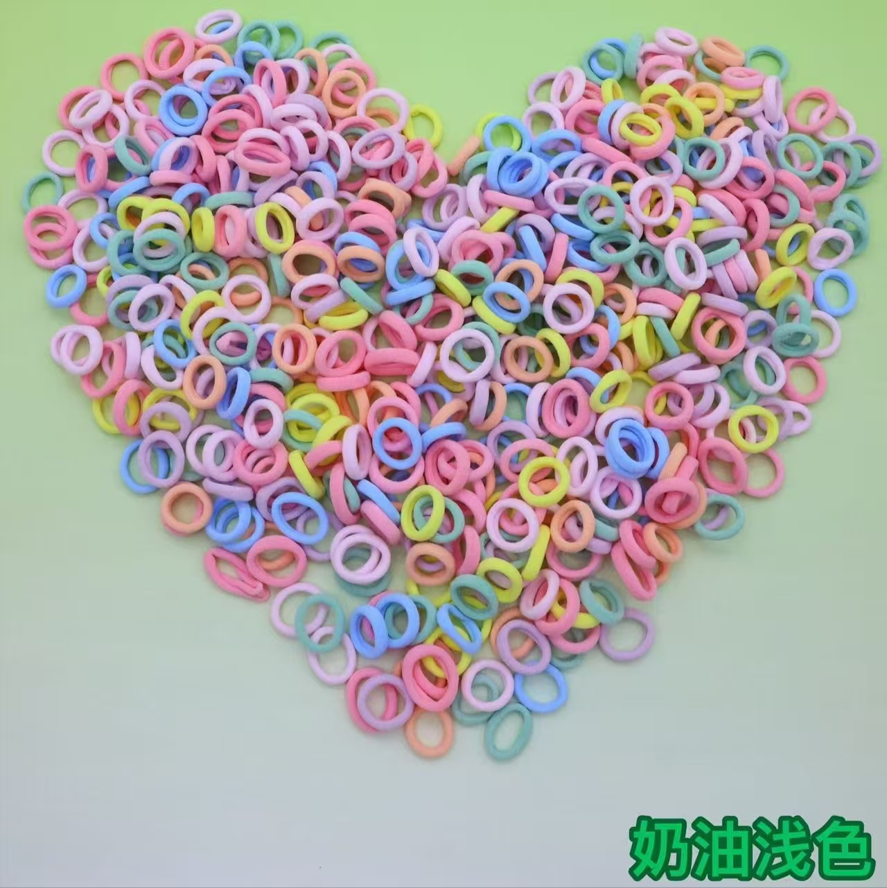 Bulk wholesale of children's colored rubber bands, girls' hair ties, hair tie towel ties, high elasticity and durability for little girls, no damage to hair, baby headbands