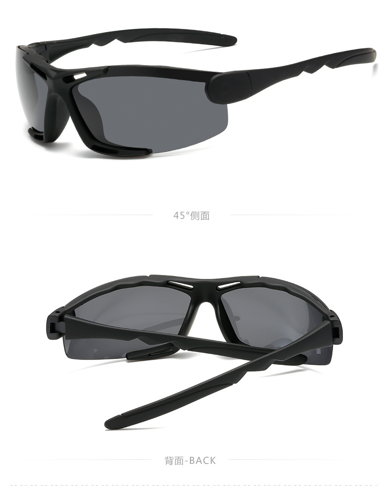 Color-changing cycling glasses, bicycle windproof glasses, outdoor fishing sports glasses, polarized sunglasses for men and women detail image 9