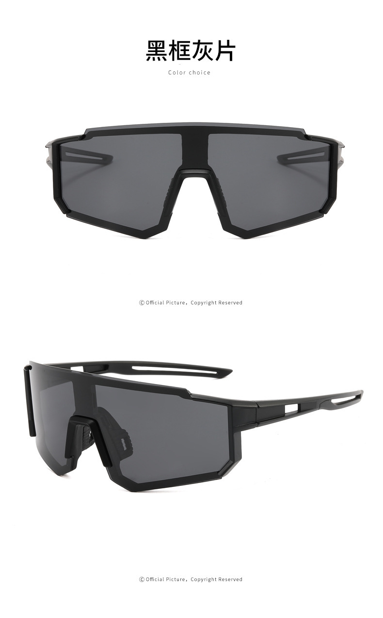 European and American cross-border sports glasses, mountain climbing eye protection, windproof, outdoor cycling sunglasses, driving polarized sunglasses detail image 9