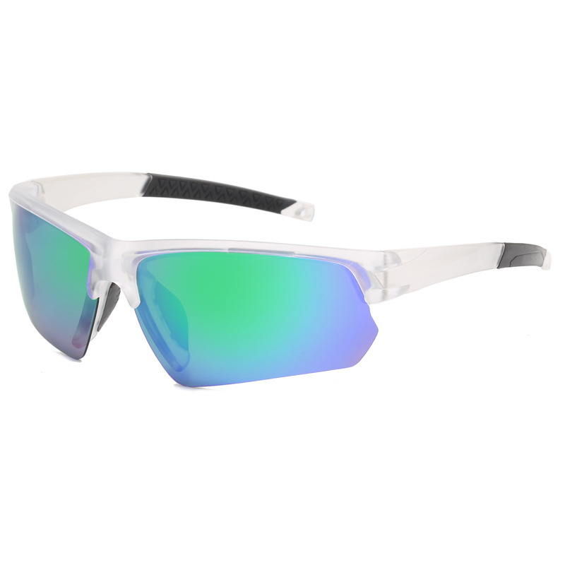 Windproof outdoor sports cycling glasses, new color-changing sunglasses, men's and women's dazzling polarized sunglasses Item Picture