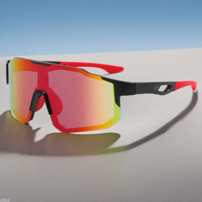 New cross-border sports sunglasses for men and women, cycling glasses, colorful sunglasses sunglasses details Picture