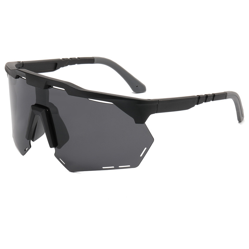 Wholesale of new polarized sunglasses, women's sun protection sunglasses, men's colorful sports windproof cycling glasses Specification image