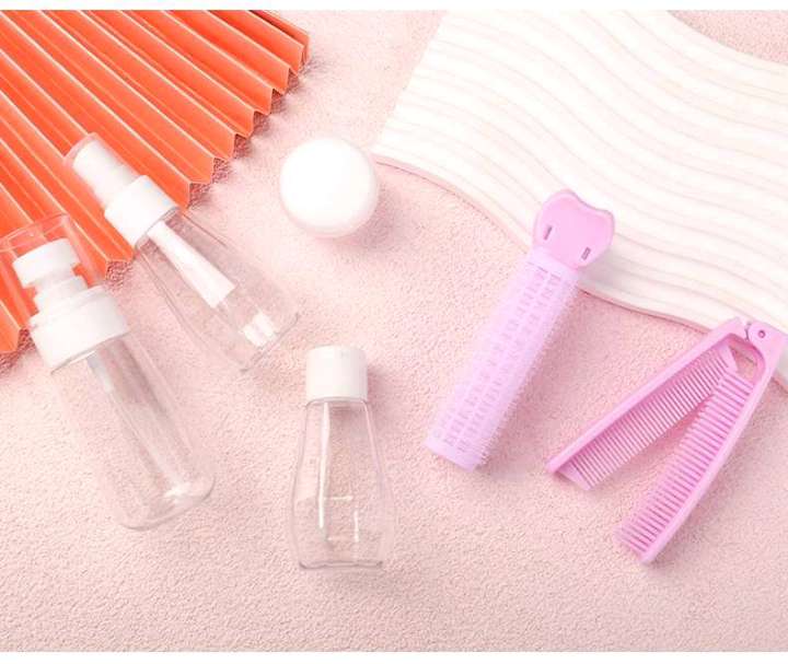 Venta directa de fábrica viaje portátil botella dividida más peluche clip plegable combo combo set detail image 5