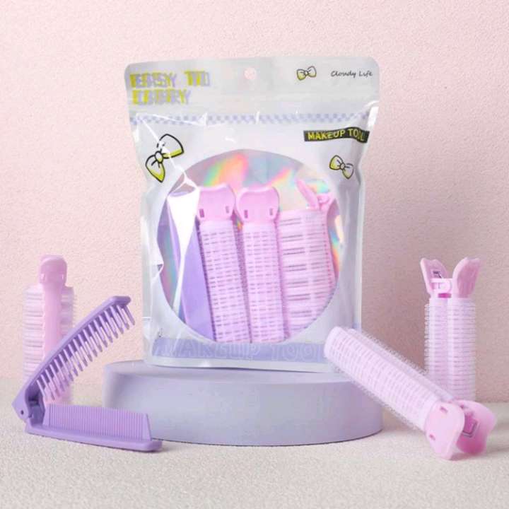 Factory direct sales of fluffy hair clips, high cranial top hair clips, folding comb set