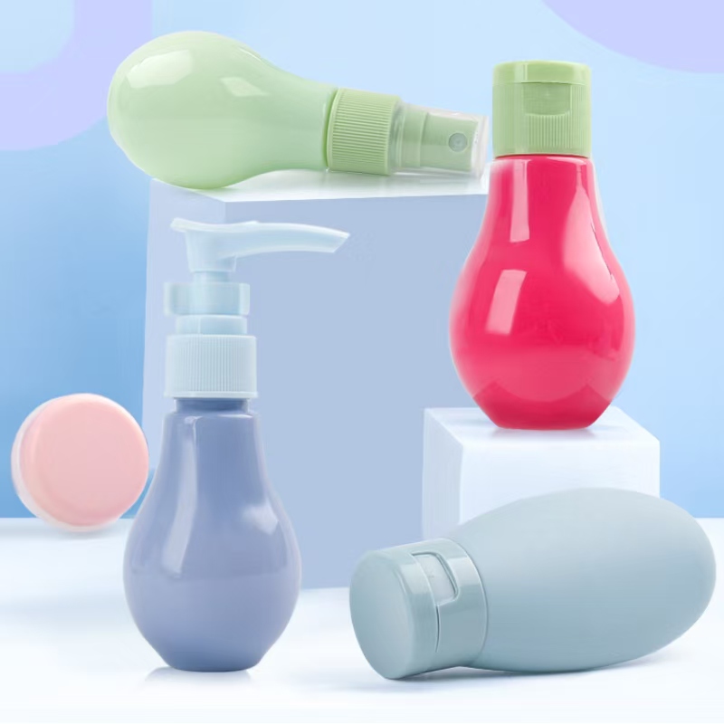 CL5341 Travel Portioning Bottle Set Portable Press Spray Empty Bottle skin care products Travel Storage portioning combination details Picture