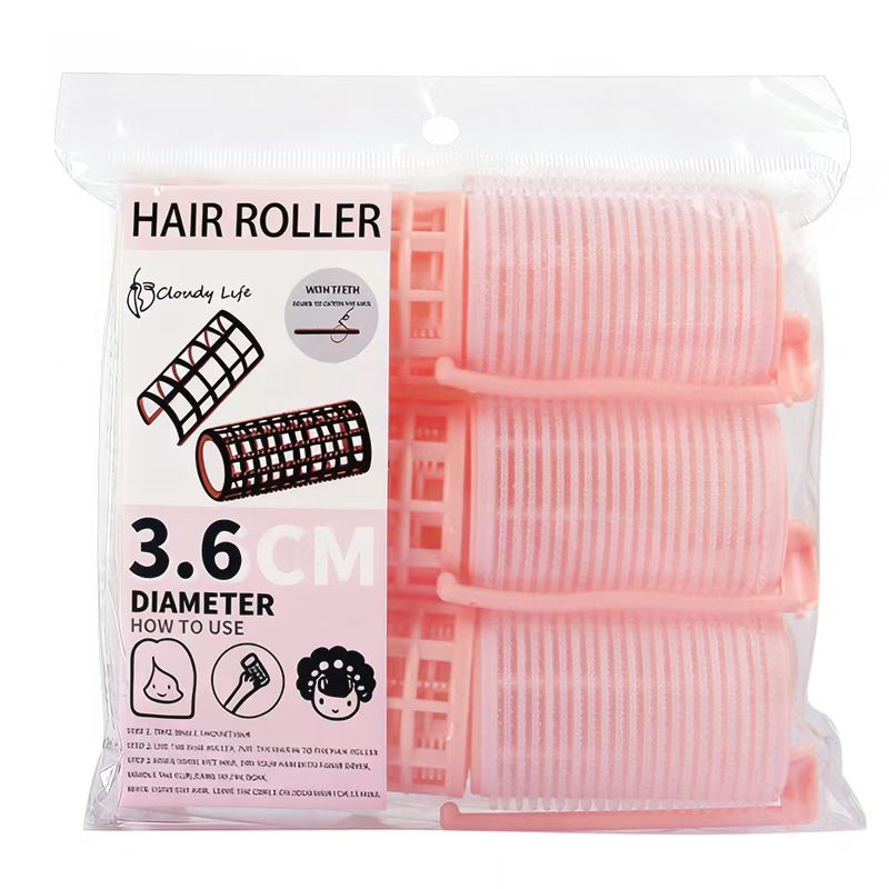 CL361 Double Set New Model 3.6 Six burrs plastic combination Hair curler Air Bangs Inner Curling Curls Specification image