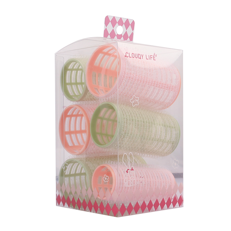 Factory direct sales of a set of six large, medium and small curling tubes, bangs, pear blossom hair and inner buckle hair curls details Picture
