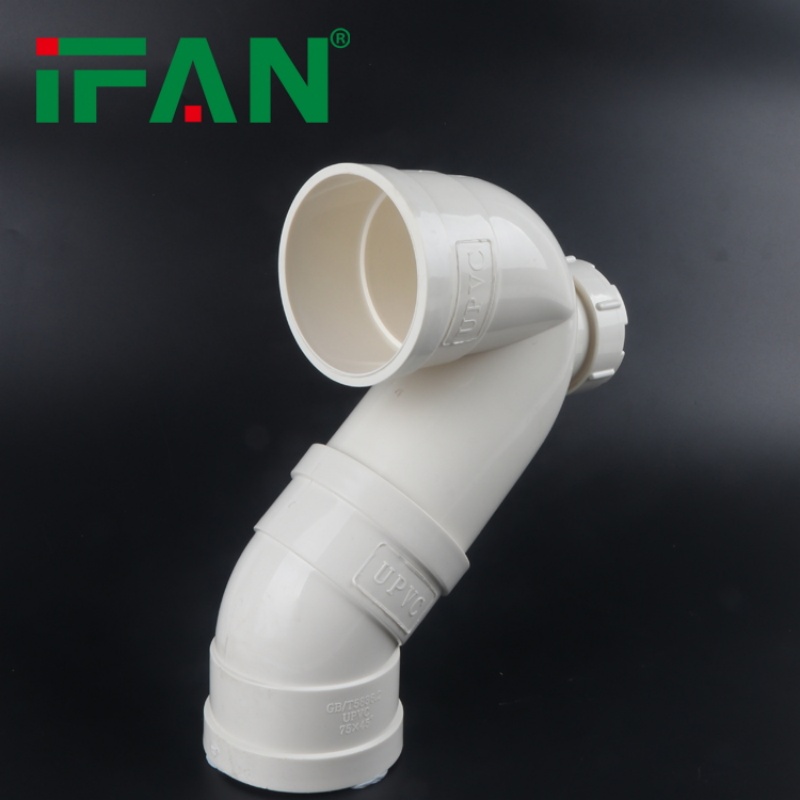 IFAN UPVC Drainage Pipe Fitting – Bridge Bend (Crossover) Application Scenario