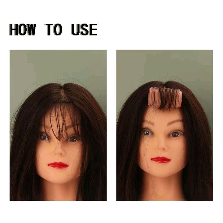 Venta directa de fábrica seis cargadores con clips rizos de pelo flequillo rizos de pelo voluminoso perezoso rizos autoadhesivos no daña el conjunto de pelo detail image 4