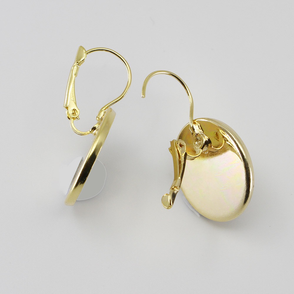DIY ear pins, ear studs, hanging accessories, semi-finished earrings, multiple specifications, inner diameters 8mm-20mm, factory direct sales and wholesale Application Scenario