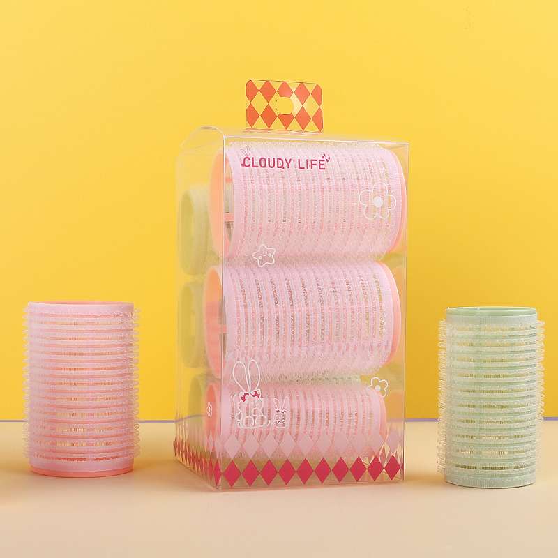 Factory direct sales of a set of six large, medium and small curling tubes, bangs, pear blossom hair and inner buckle hair curls Application Scenario